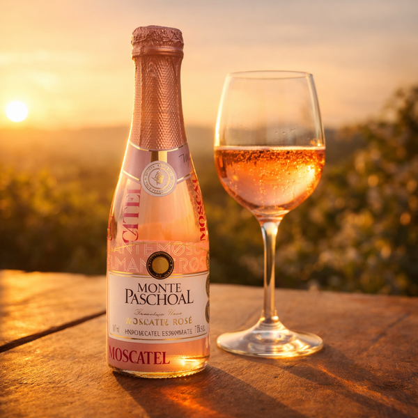 Espumante Monte Paschoal Moscatel Rosé 187 ml - Di Pioetro Vinhos
